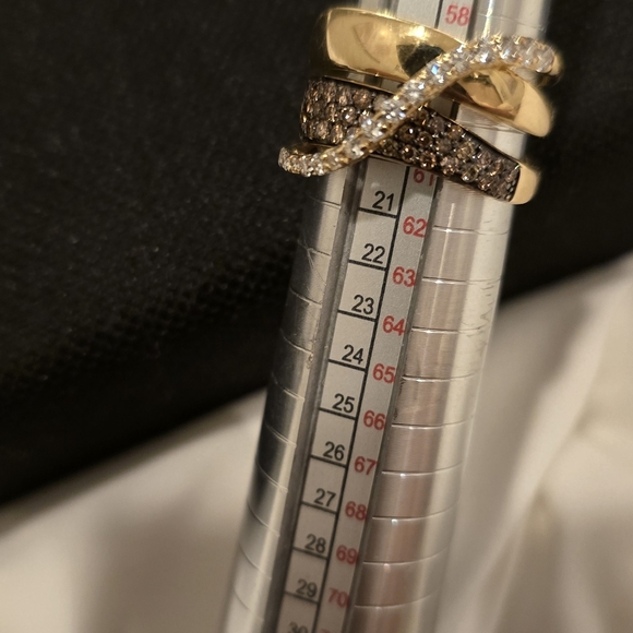 Le Vian Chocolatier Gladiator® Diamond Crossover Ring  in 14k G - Picture 3 of 4